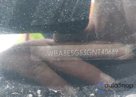 2016 BMW 320I xDrive из США, поврежденный, VIN WBA8E5G53GNT40689